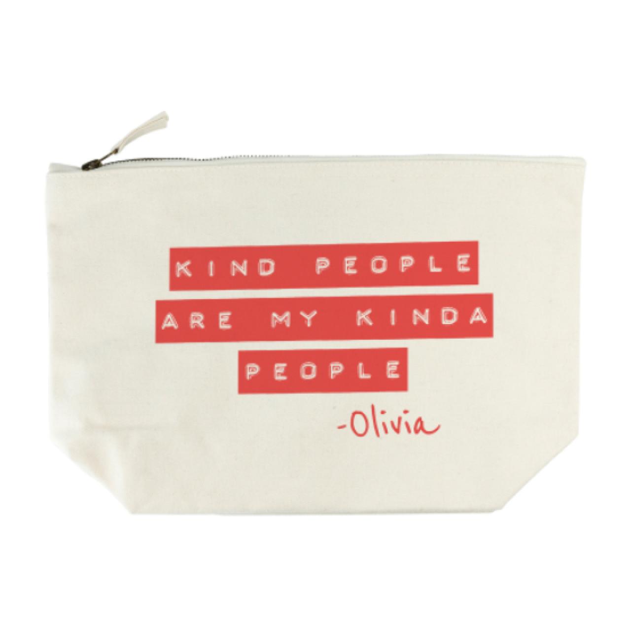 Kind People (Red) Wash Bag