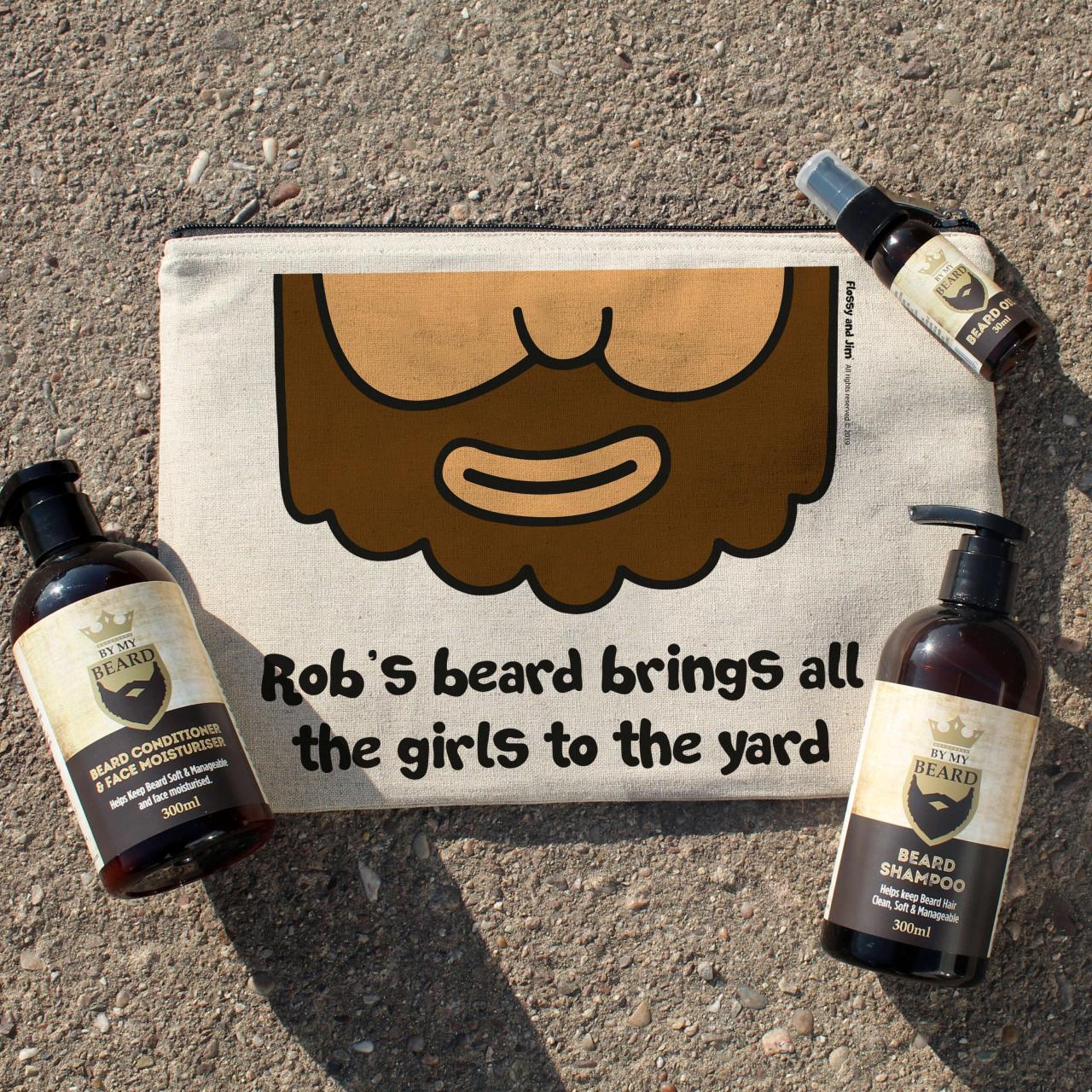 Personalised All The Girls To The Yard Beard Kit