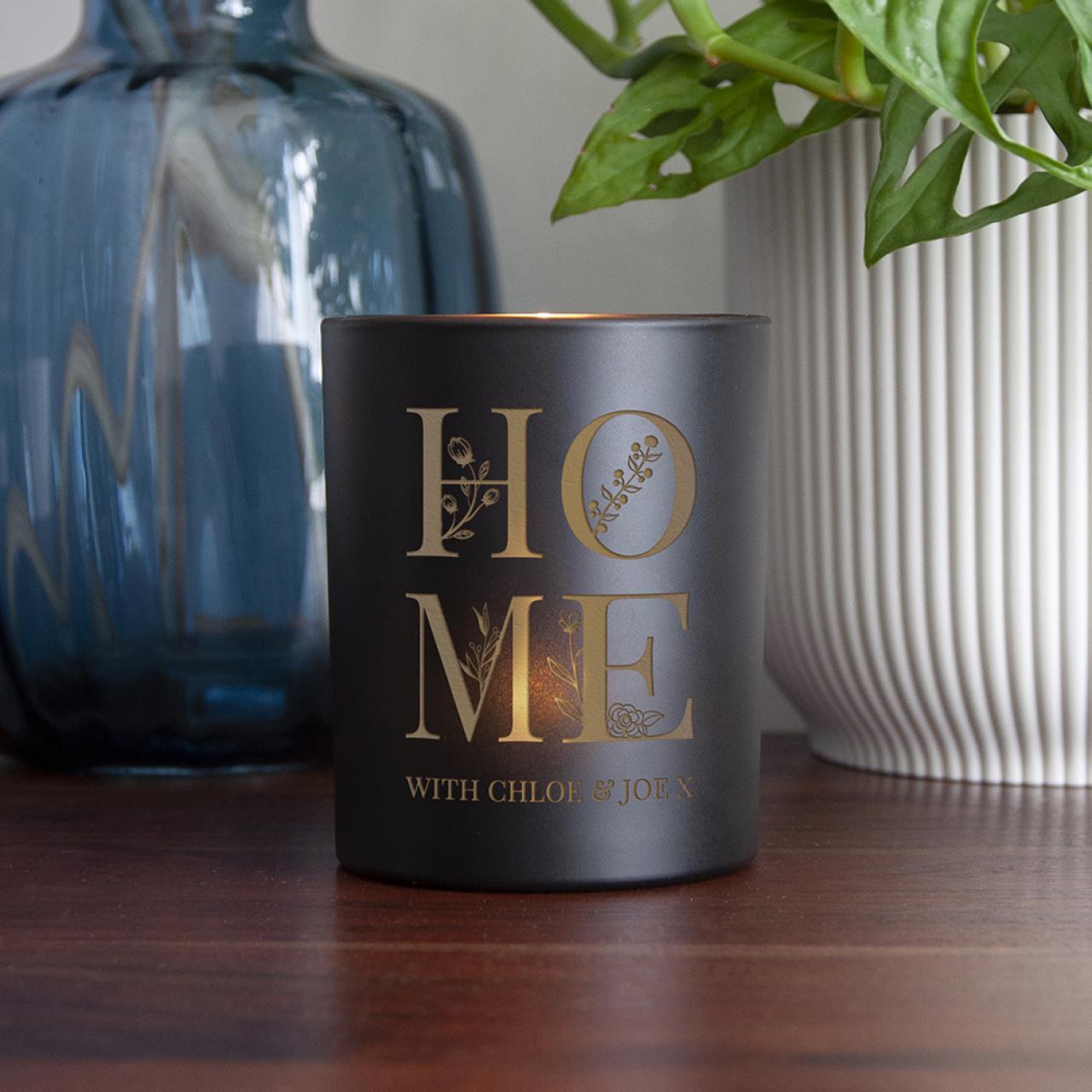 Personalised Home Candle Holder
