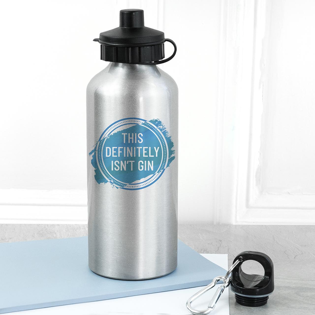 Personalised Silver Water Bottle