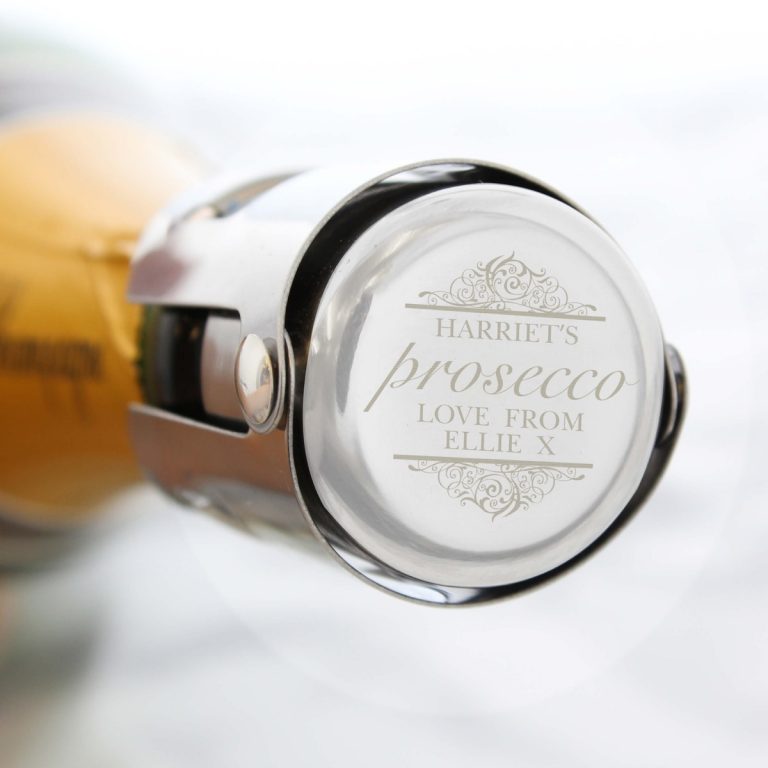 Personalised Prosecco Bottle Stopper