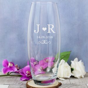 Personalised Classic Glass Vase