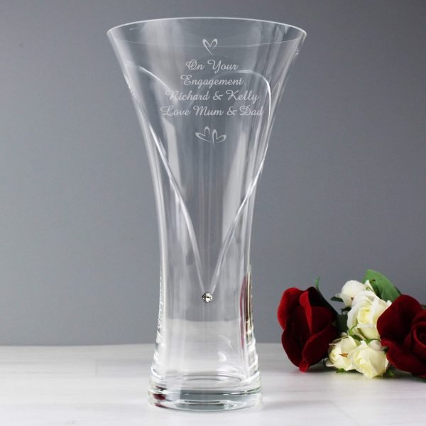 Personalised Swarovski® Hand Cut Vase