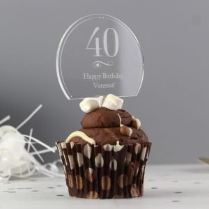 Personalised Acrylic ‘1st’ Celebration Cake Topper