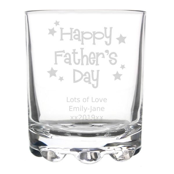 Personalised Happy Father’s Day Stars Tumbler
