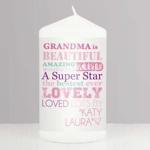 Personalised She Is… Candle