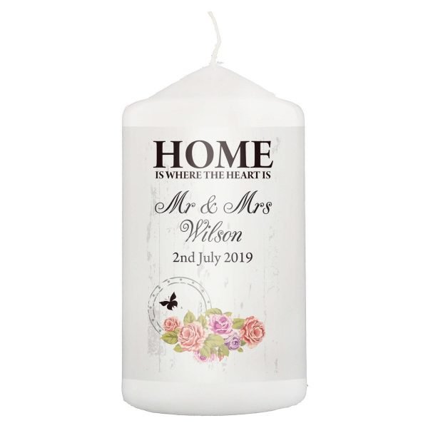 Personalised Shabby Chic Candle