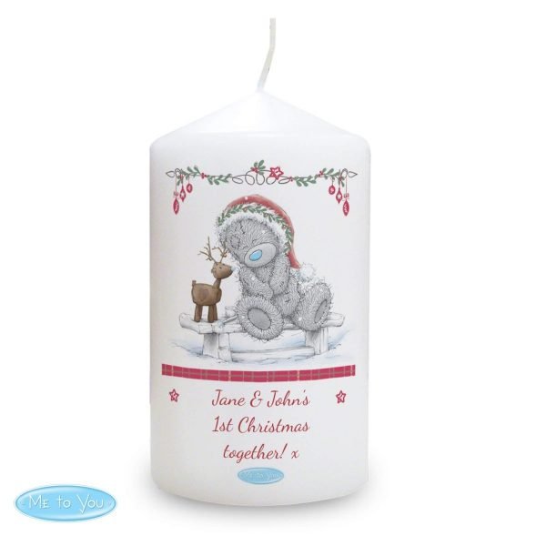 Personalised Me To You Reindeer Candle