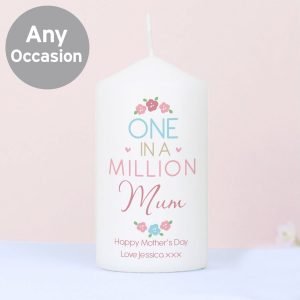 Personalised One in a Million Candle