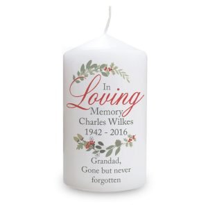 Personalised Botanical Scented Jar Candle