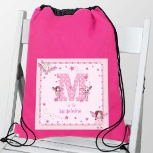 Personalised Fairy Letter Swim & Kit Bag