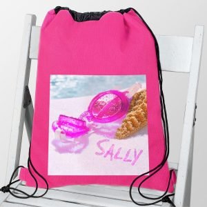 Personalised Swimming Goggles Pink Swim & Kit Bag