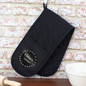 Personalised Double Oven Glove