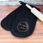 Personalised Wreath Oven Gloves