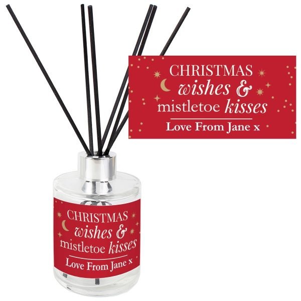 Personalised Christmas Wishes Reed Diffuser