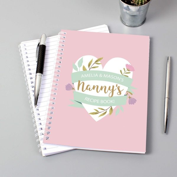 Personalised Floral Heart Mother’s Day A5 Notebook