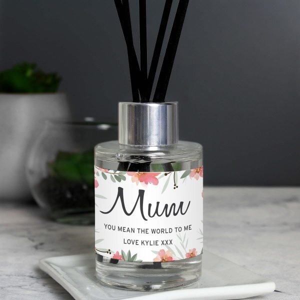 Personalised Floral Sentimental Reed Diffuser