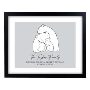 Personalised Home Sweet Home A4 Framed Print