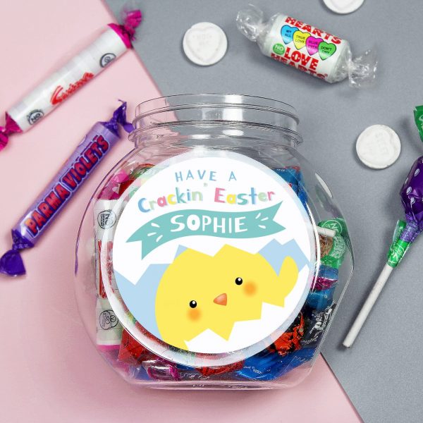 Personalised Have a Cracking Easter Sweet Gift Jar