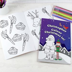 Personalised ‘It’s Christmas’ Fairy Colouring Book