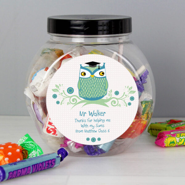 Personalised Mr Teacher Sweet Gift Jar