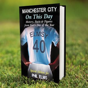Personalised Manchester City FC on this Day Book