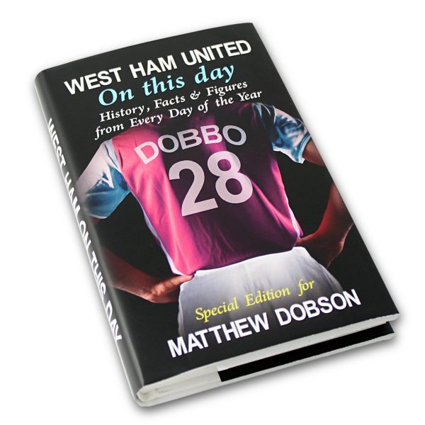 Personalised West Ham United FC on this Day Book