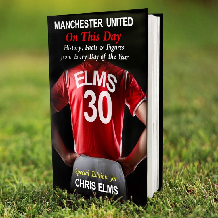 Personalised Manchester United FC on this Day Book