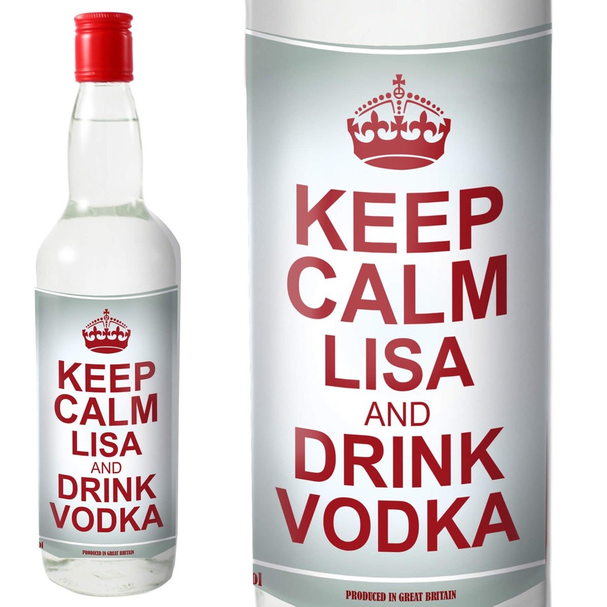 Personalised Keep Calm Vodka
