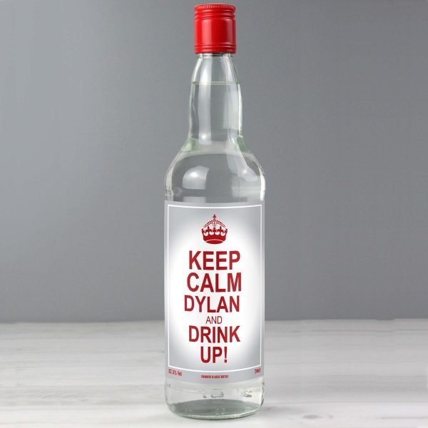 Personalised Keep Calm Vodka