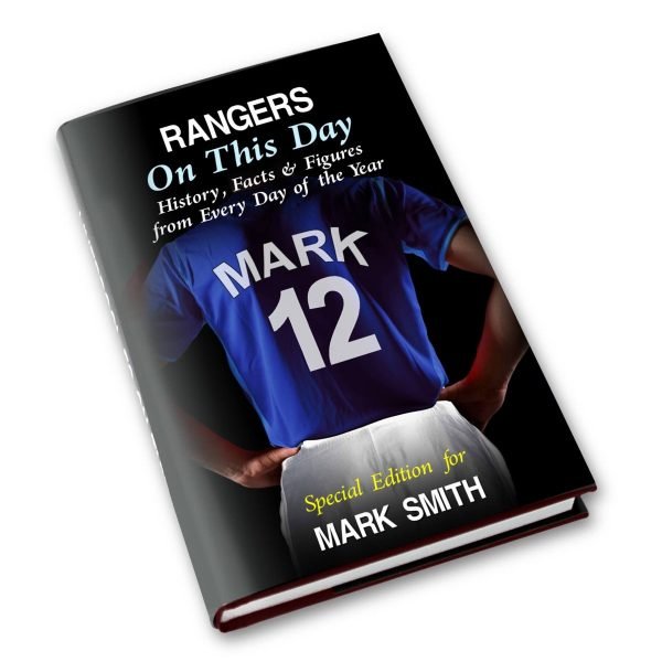 Personalised Rangers on this Day Book