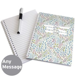 Personalised Marble Effect A5 Notebook