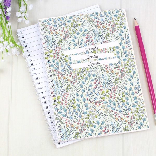 Personalised Botanical A5 Notebook