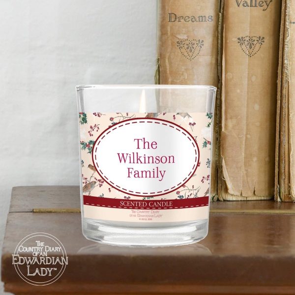 Personalised Country Diary Midwinter Scented Jar Candle