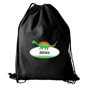 Personalised Army Camo Black Swim & Kit Bag
