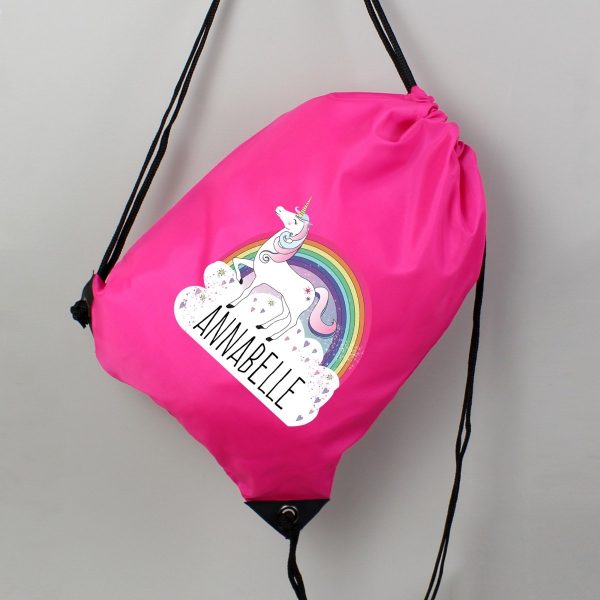 Personalised Unicorn Pink Kit Bag