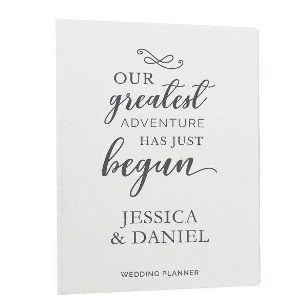 Personalised Our Greatest Adventure Wedding Planner