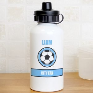 Personalised Reading Insulated FC Water Bottle – Crest – Blue