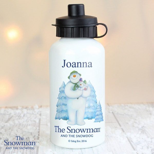 Personalised The Snowman and the Snowdog Drinks Bottle