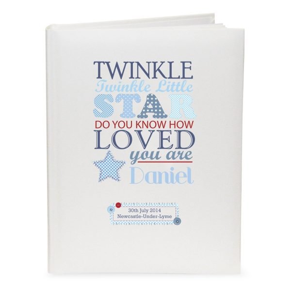 Personalised Twinkle Boys Traditional Album