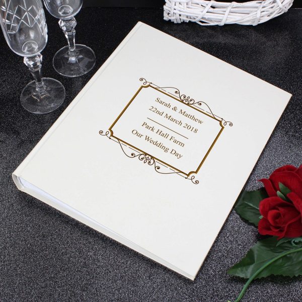 Personalised Gold Traditional Album