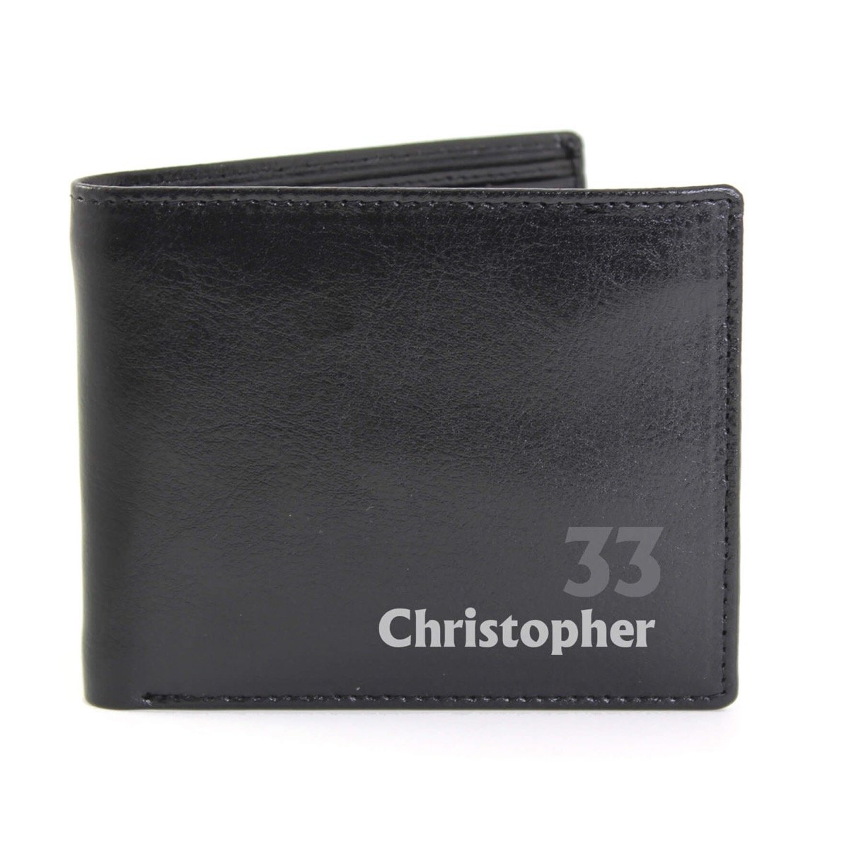 Personalised Birthday Leather Wallet
