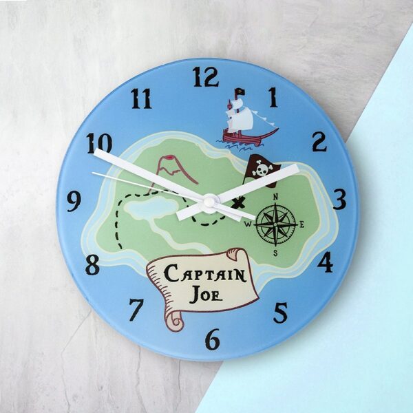 Personalised Wall Clock – Pirates