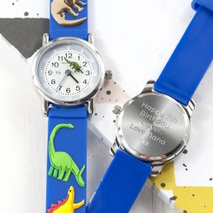Personalised Kids Dinosaur Watch – Your Message