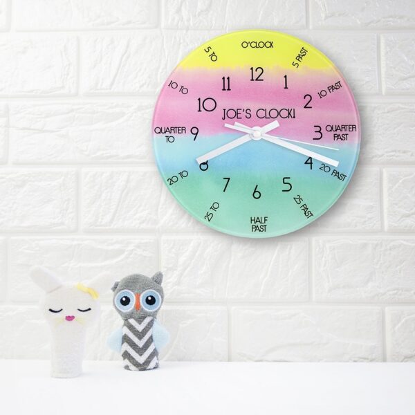 Personalised Wall Clock – Tell the Time!