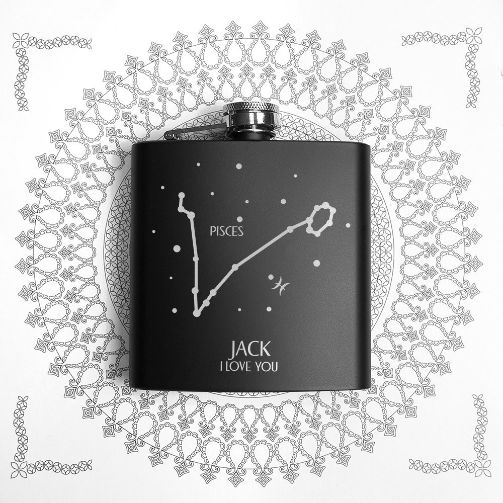 Personalised Hip Flask – Star Constellation