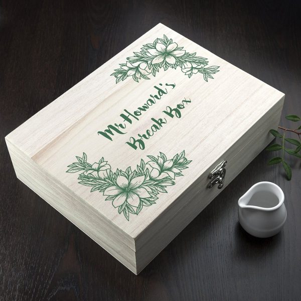 Personalised Tea Box (Floral) – Teacher