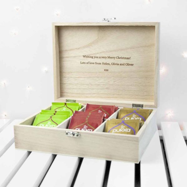 Personalised Tea Box – Christmas Tea