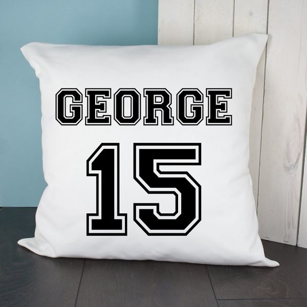 Personalised Cushion Cover – Football Kit