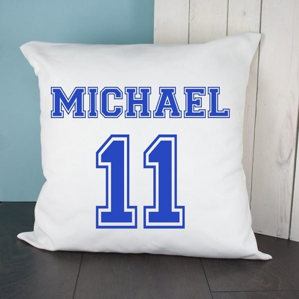 Personalised Cushion Cover – Football Kit
